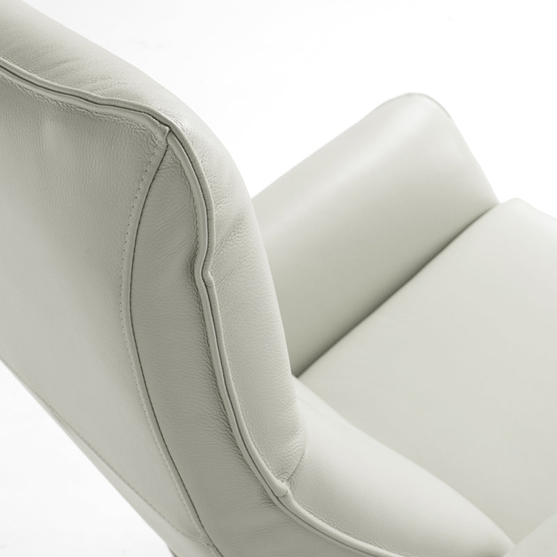 Slimline Leather Power Recliner - ETA Aug 2026