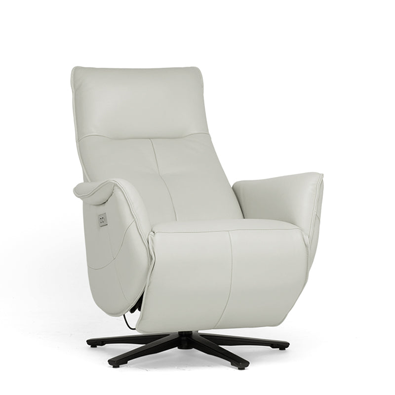 Slimline Leather Power Recliner - ETA Aug 2026