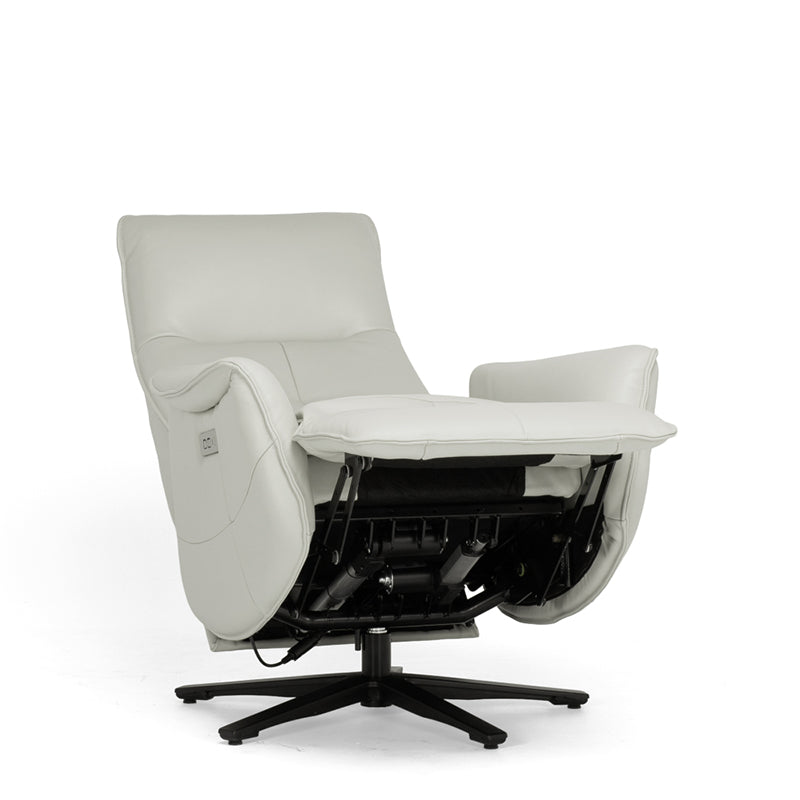 Slimline Leather Power Recliner - ETA Aug 2026