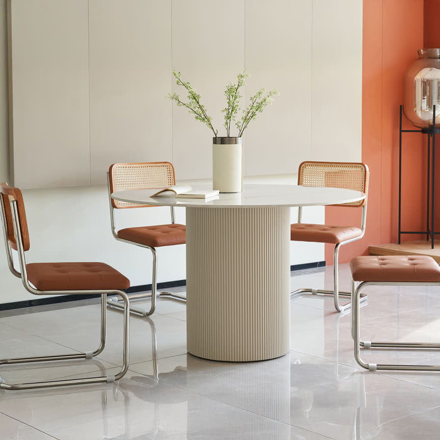 Snow Round Dining Table f1195*765