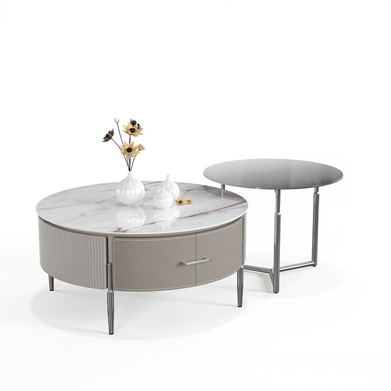 Snow Side Table - Grey