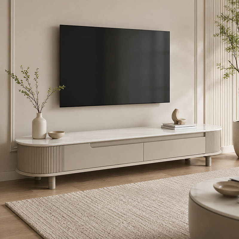 Snow TV Unit - Beige