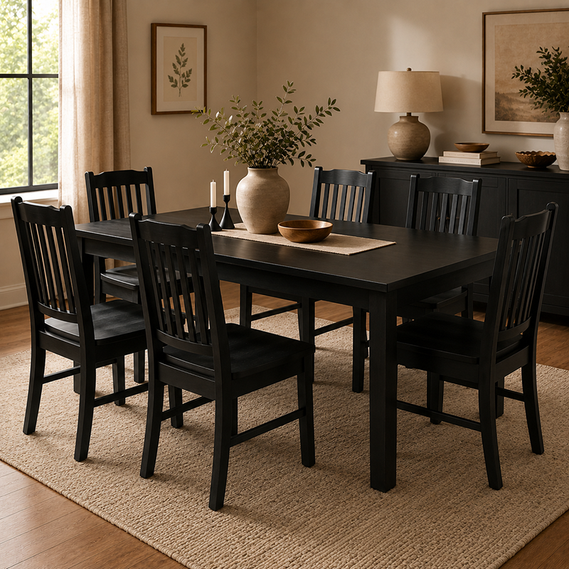 Solid Pine Dining Table W100cm