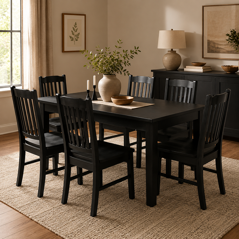 Solid Pine Dining Table W100cm