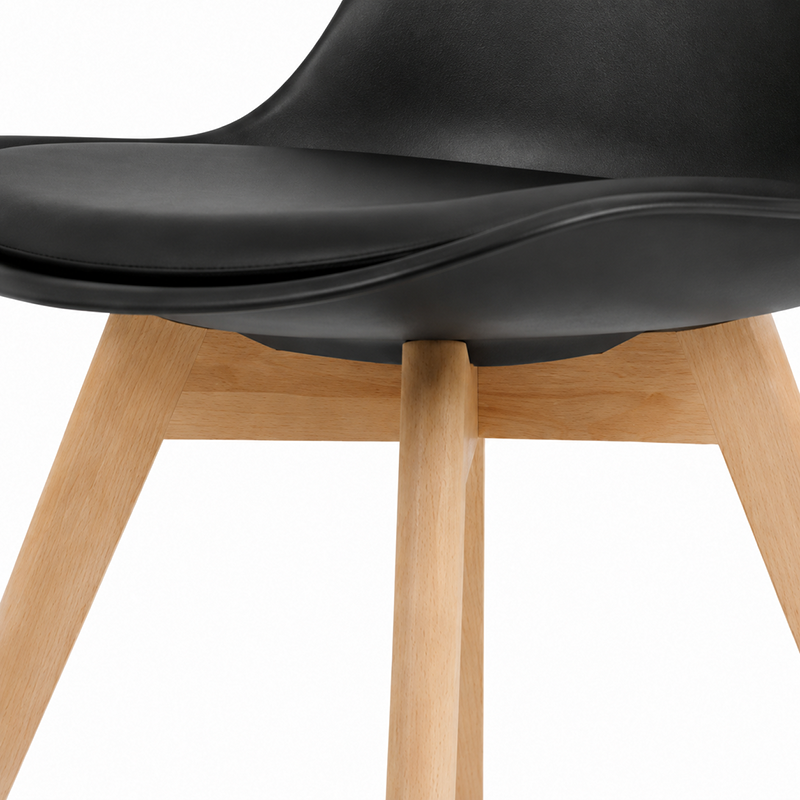 Sonia Dining Chair (White/Black)