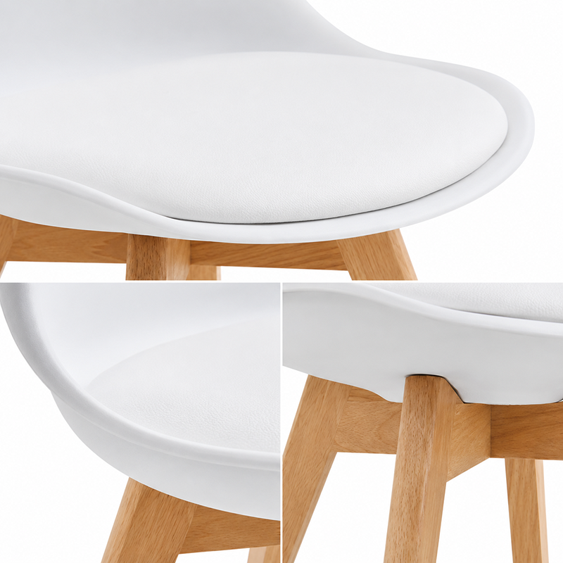 Sonia Dining Chair (White/Black)