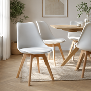 Sonia Dining Chair (White/Black)