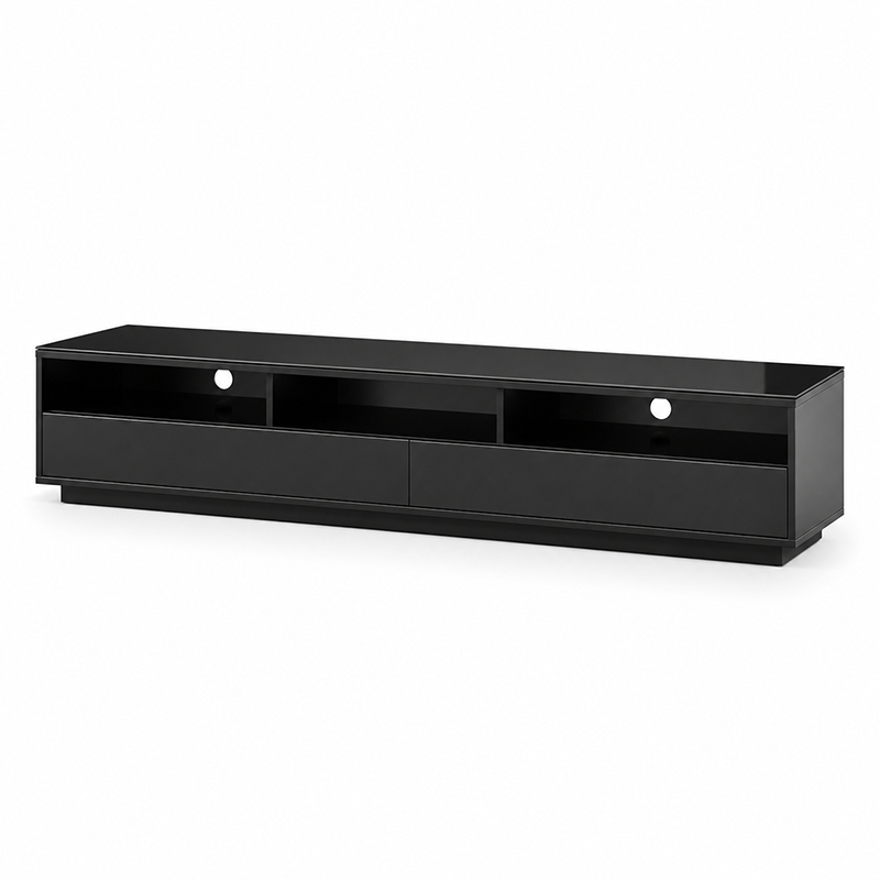 Suave TV Unit W180cm (Brown / Black)