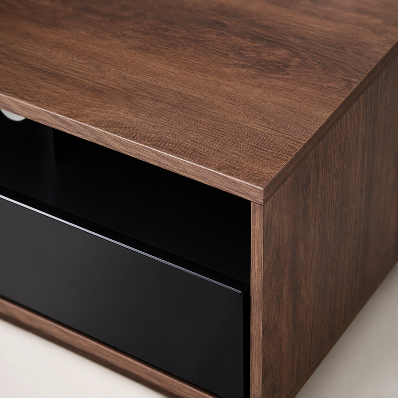 Suave TV Unit W180cm (Brown / Black)