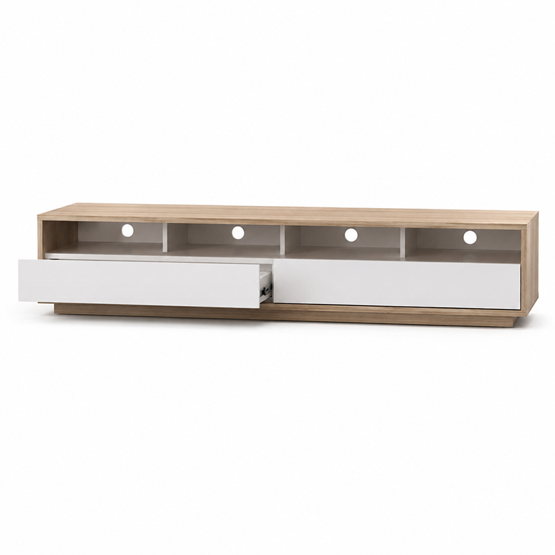 Suave TV Unit W180cm (Brown / Black)