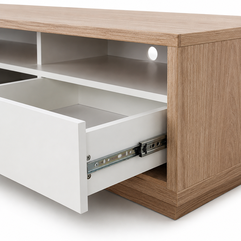 Suave TV Unit W180cm (Brown / Black)