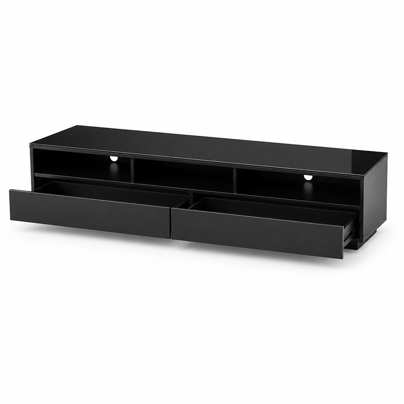 Suave TV Unit W180cm (Brown / Black)
