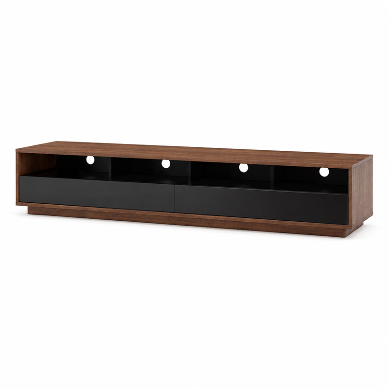 Suave TV Unit W180cm (Brown / Black)