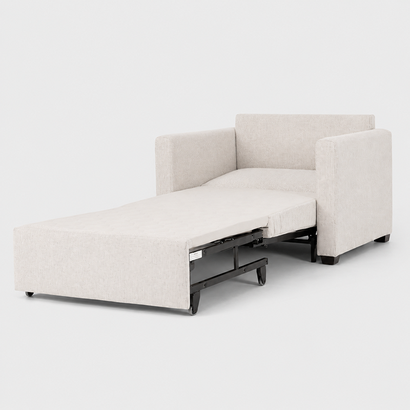 Starscream Single Sofa Bed Storm / Pepper (Cream)