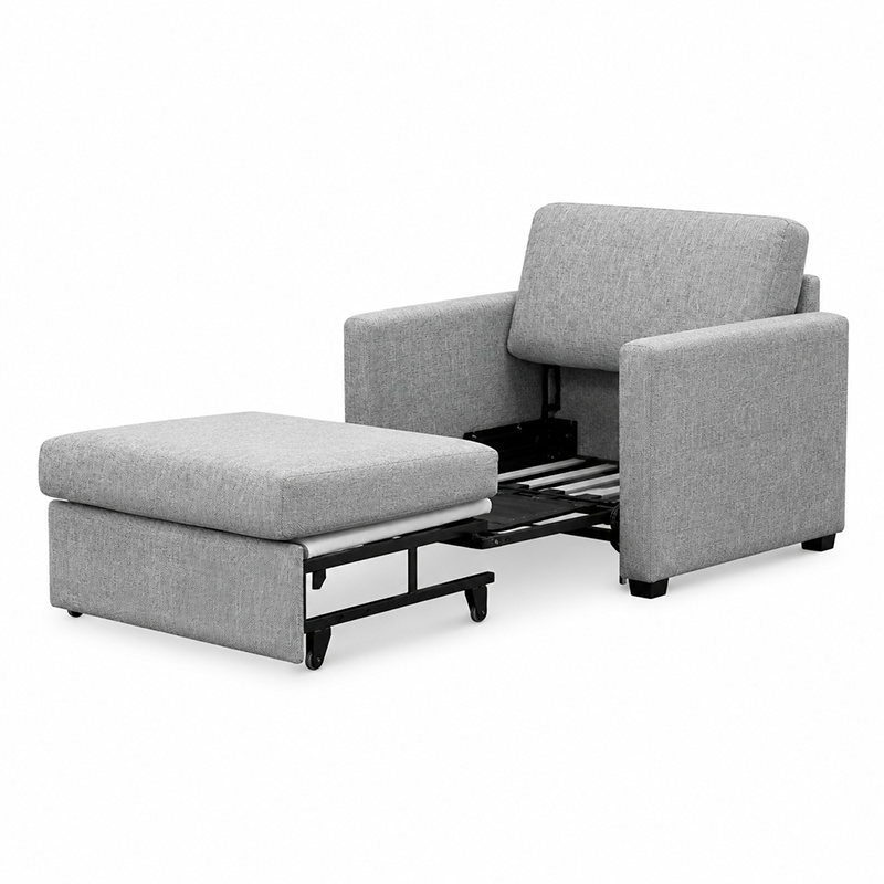 Starscream Single Sofa Bed Storm / Pepper (Cream)