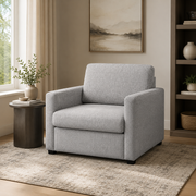Starscream Single Sofa Bed Storm / Pepper (Cream)