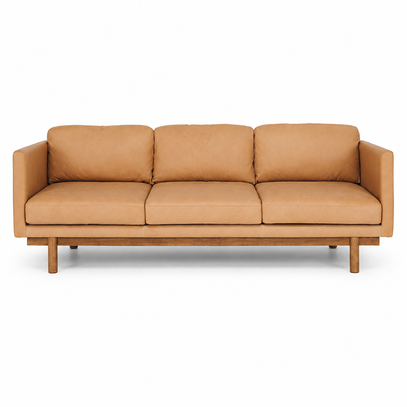 Strada Leather 3 Seater Sofa 2060mm