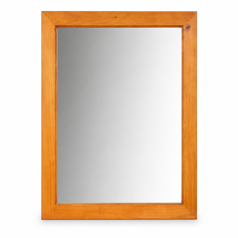 Susan 7 Drawer Dresser Table & Mirror (Warm Honey)