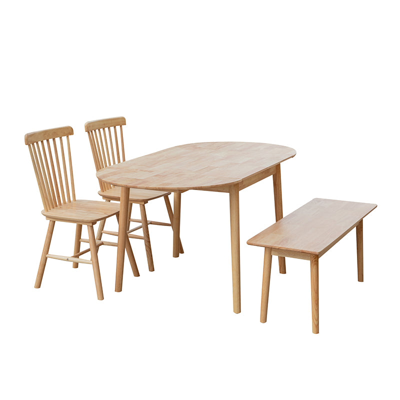 Orlando Drop Leaf Wooden Dining Table W160cm