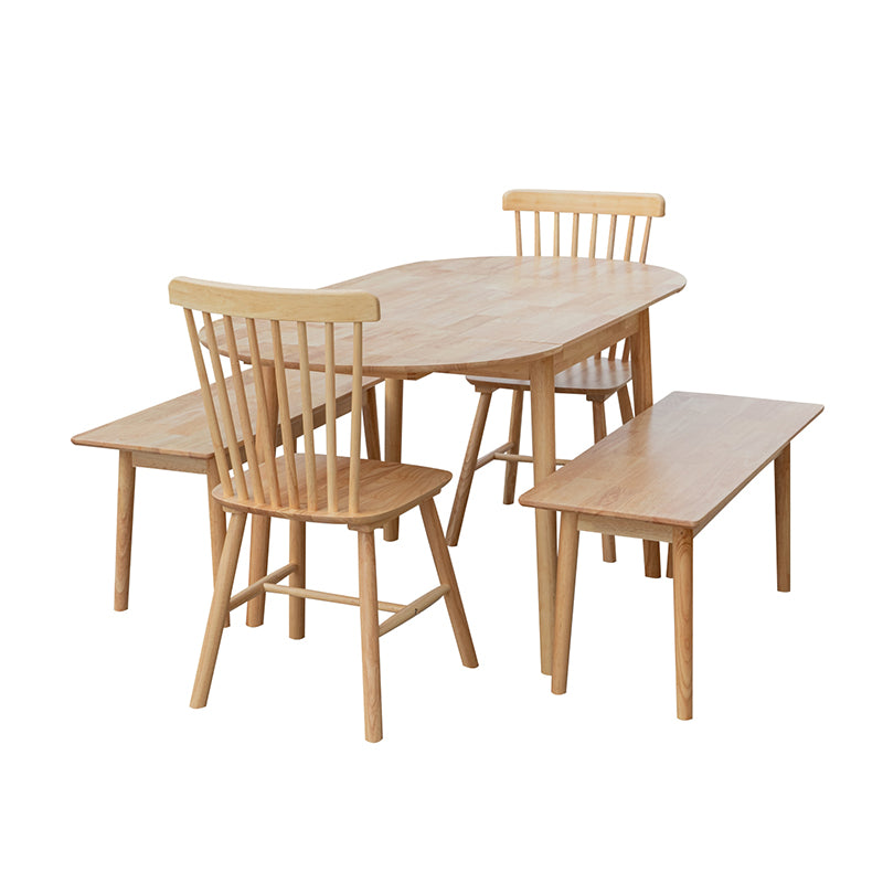 Orlando Drop Leaf Wooden Dining Table W160cm