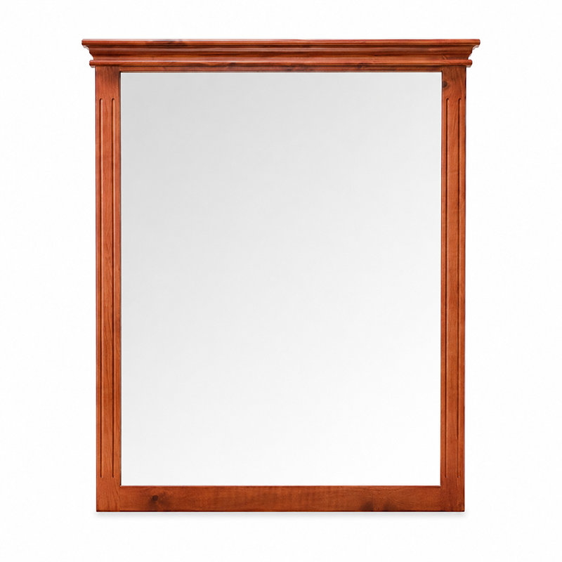Texas 6 Drawer Dresser & Mirror (Brown)