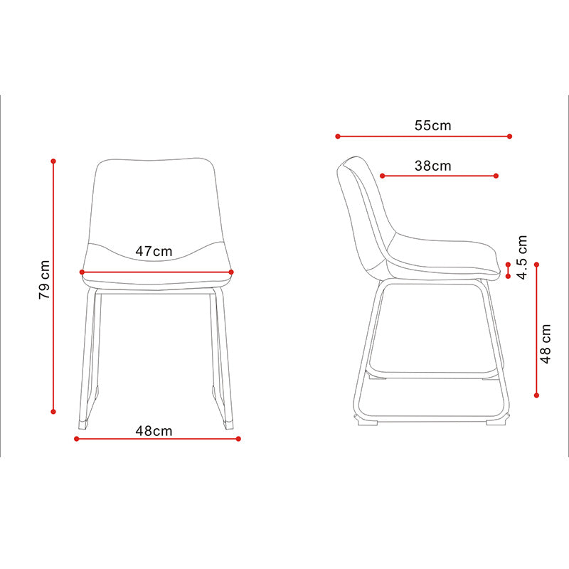 Tekapo Chair (Mocha / Black)