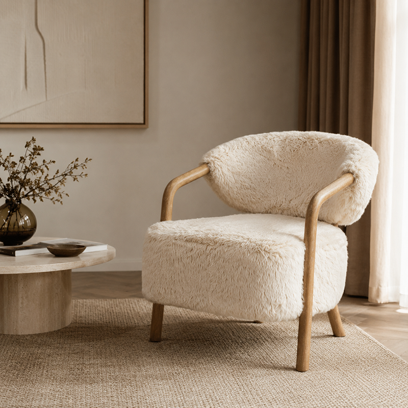 The Yak Armchair - Tibetan Buffalo Hair