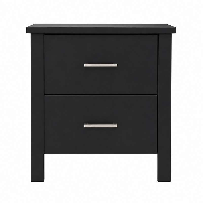 Tina 2 Drawer Bedside Table (Warm Honey)