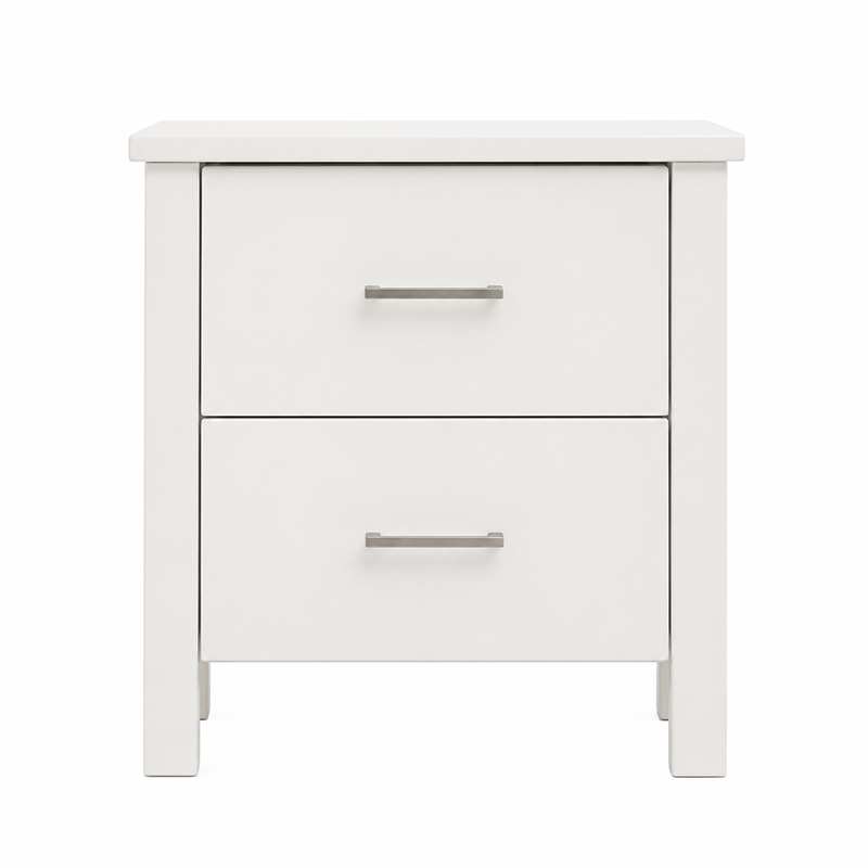 Tina 2 Drawer Bedside Table (Warm Honey)