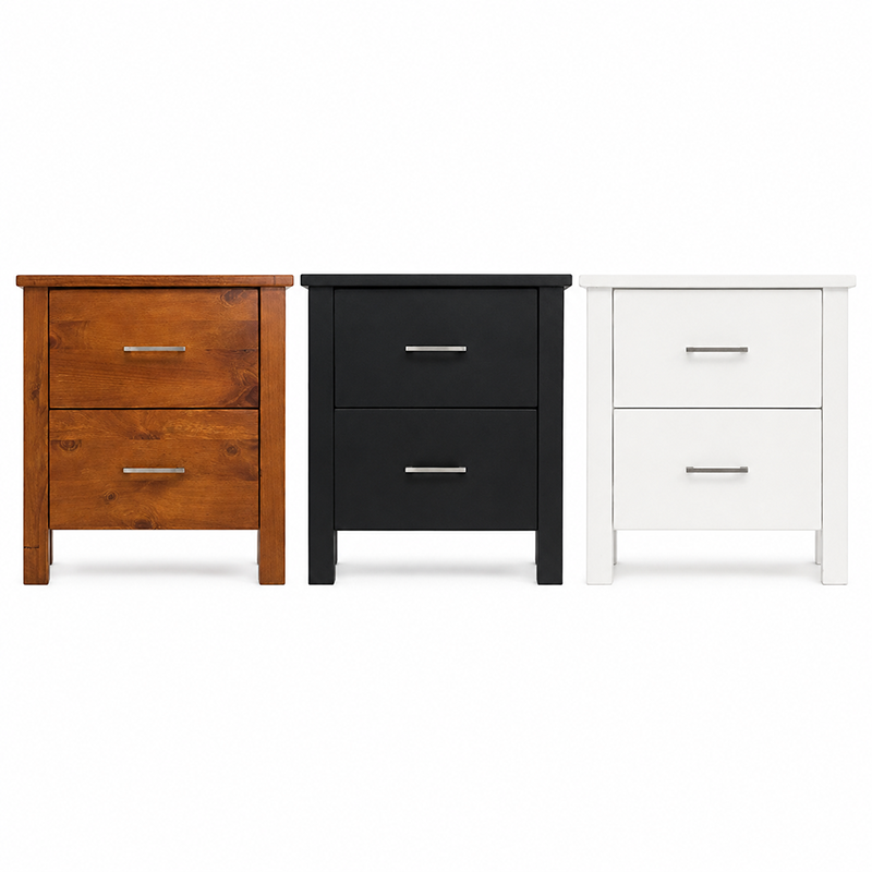 Tina 2 Drawer Bedside Table