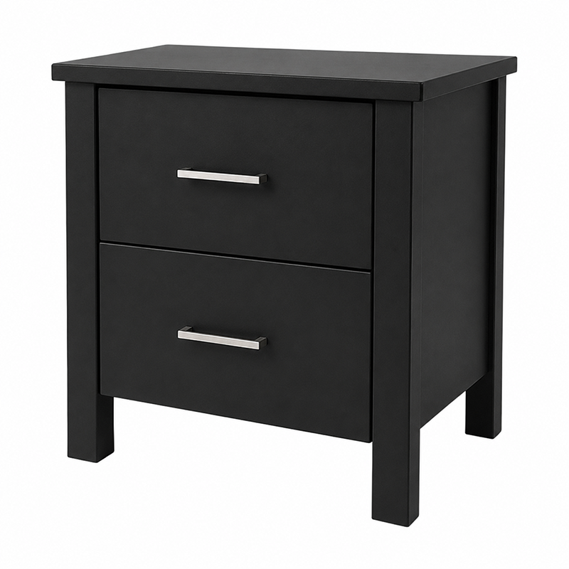 Tina 2 Drawer Bedside Table (Warm Honey)