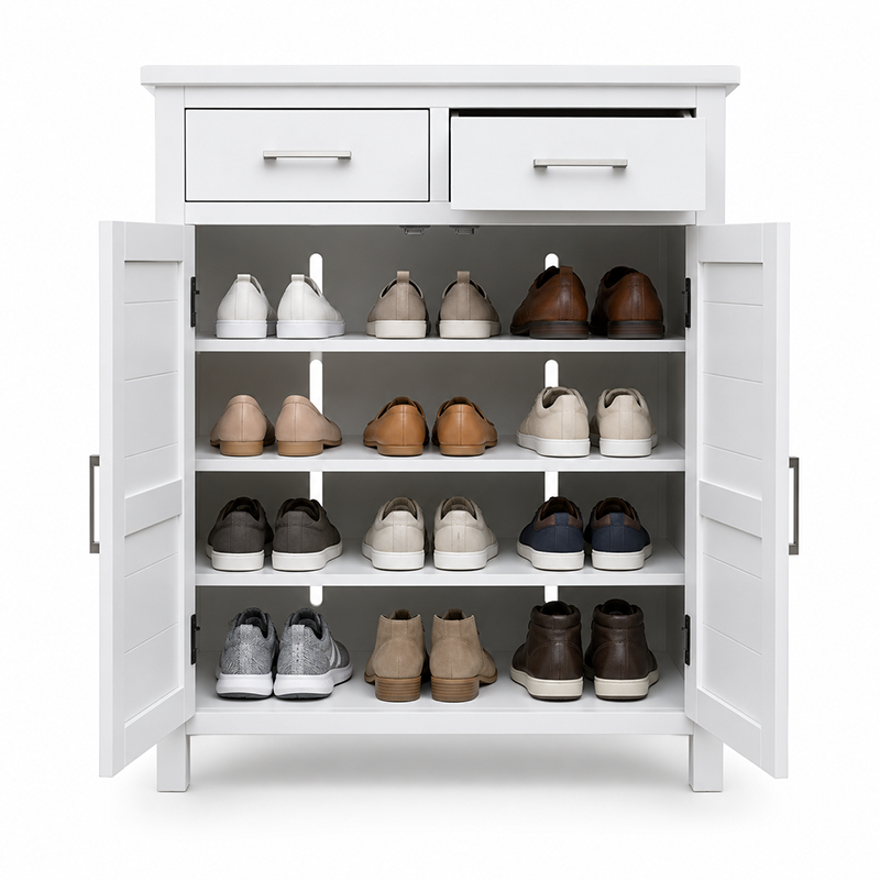 Tina Shoe Cabinet (Warm Honey)