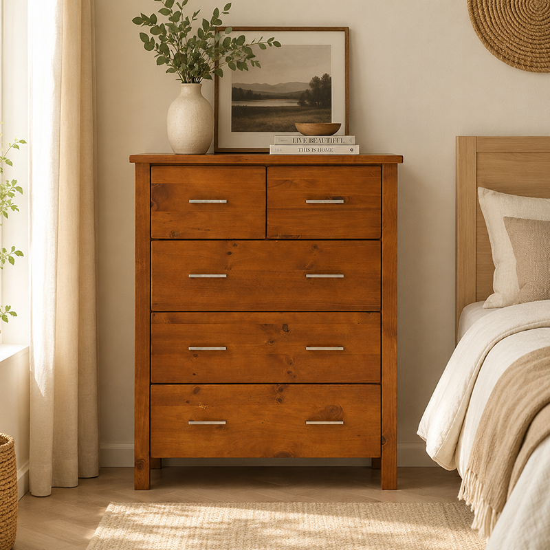 Tina Tallboy 5 Drawer