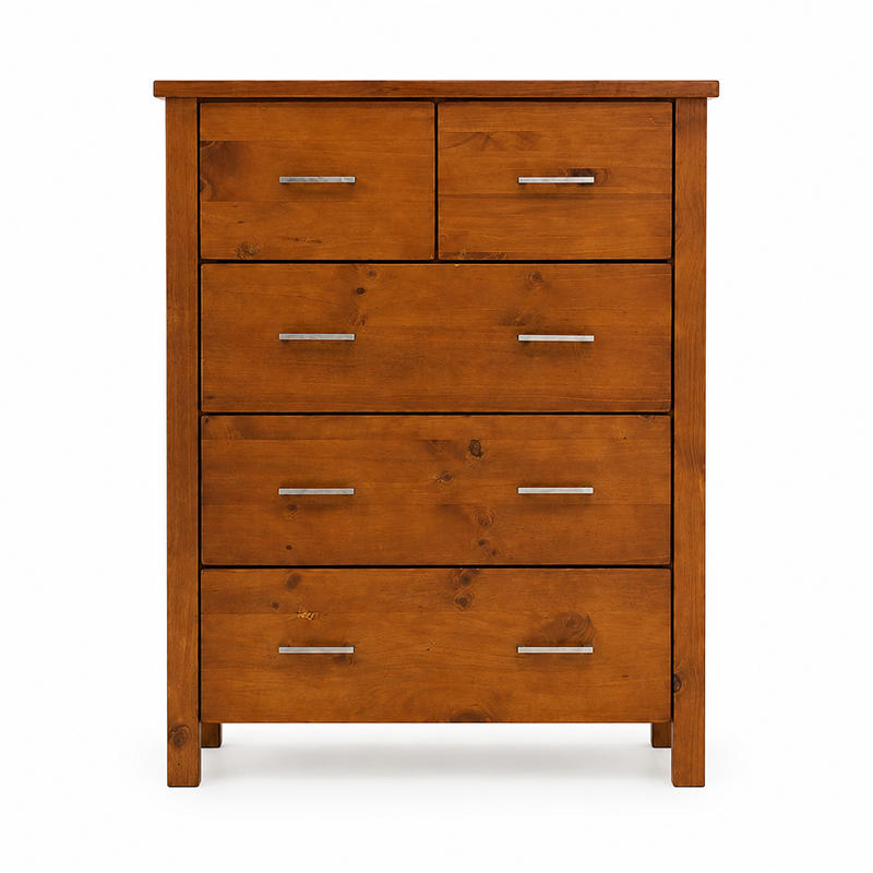 Tina Tallboy 5 Drawer (Multiple Colours)