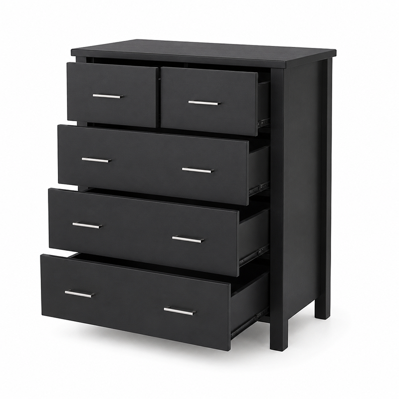 Tina Tallboy 5 Drawer (Multiple Colours)