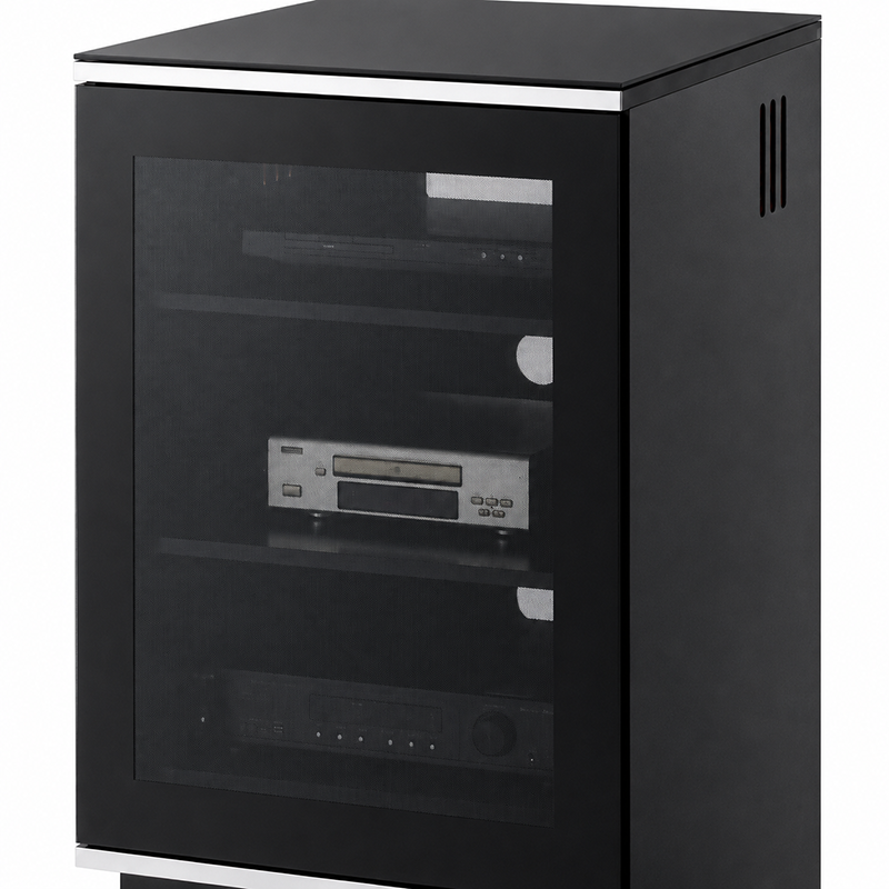 Titan Hi-Fi Unit Cabinet (Black)