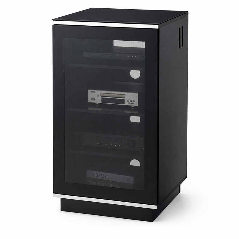 Titan Hi-Fi Unit Cabinet (Black)