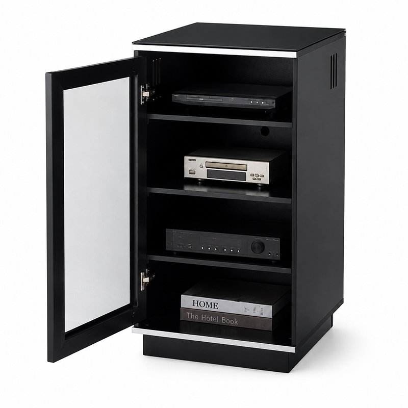 Titan Hi-Fi Unit Cabinet (Black)