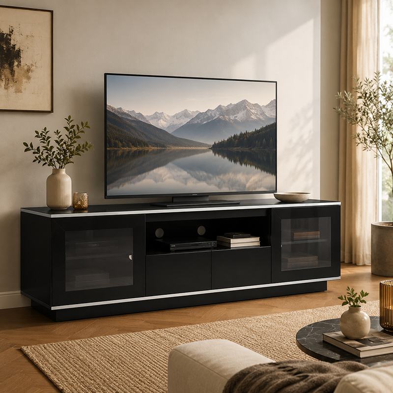Titan TV Unit W150cm (Black)