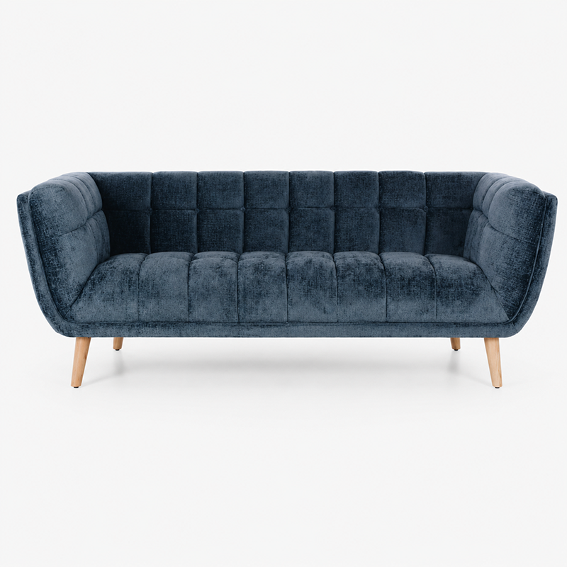 Towelie Oak 3 Seater Sofa & Footstool Options 2040mm