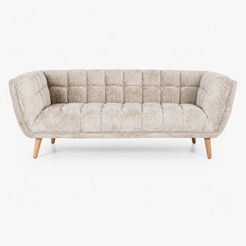 Towelie Oak 3 Seater Sofa & Footstool Options 2040mm