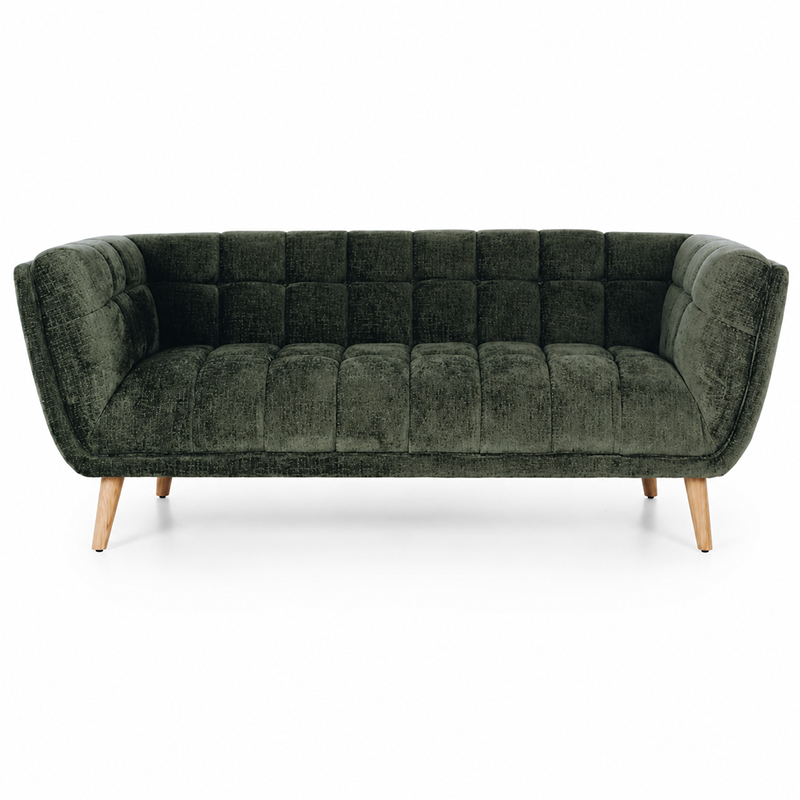 Towelie Oak 3 Seater Sofa & Footstool Options 2040mm