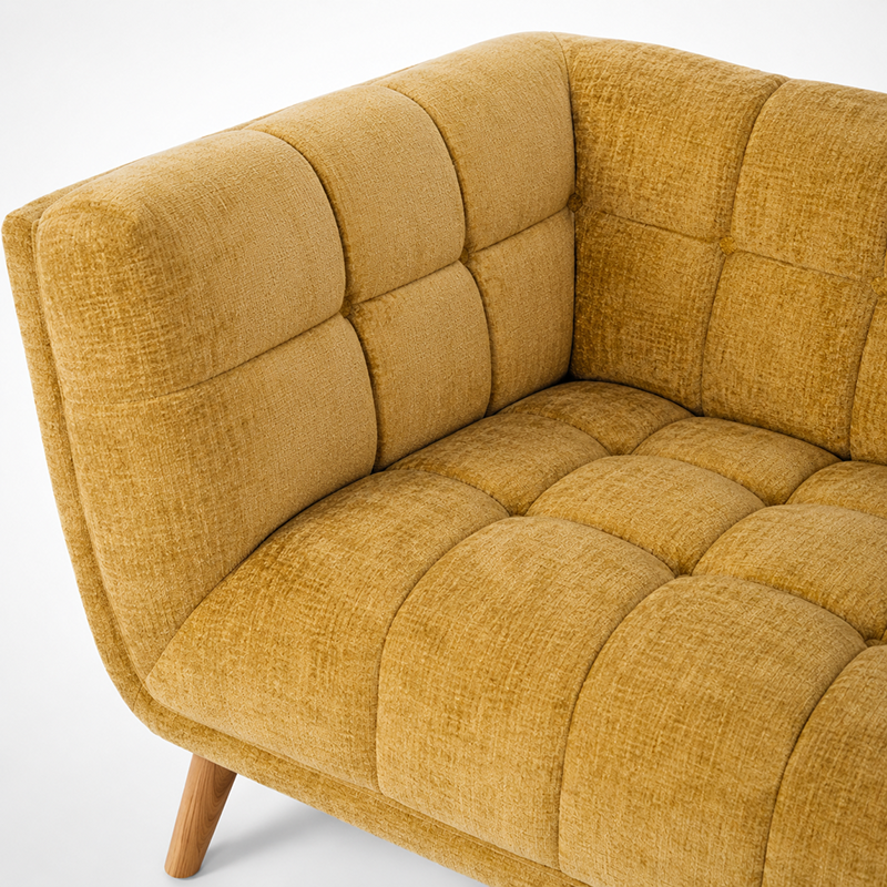 Towelie Oak 3 Seater Sofa & Footstool Options 2040mm