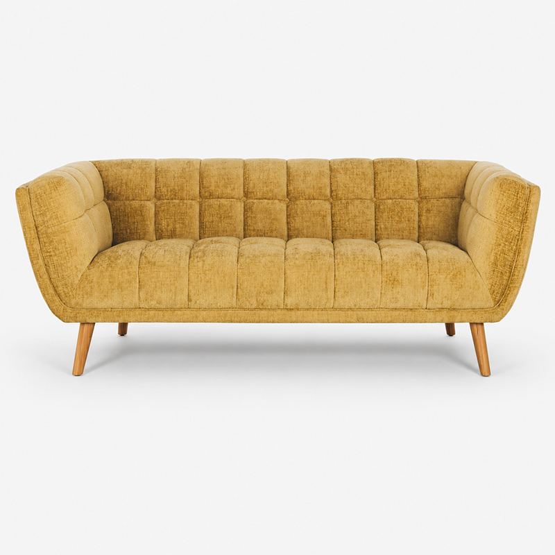 Towelie Oak 3 Seater Sofa & Footstool Options 2040mm