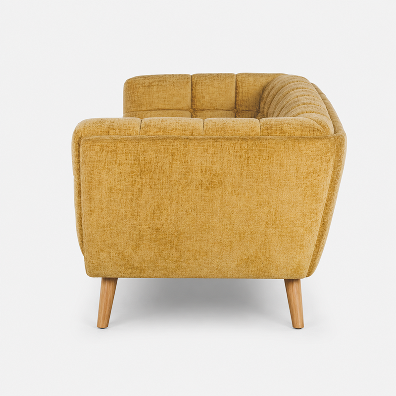 Towelie Oak 3 Seater Sofa & Footstool Options 2040mm