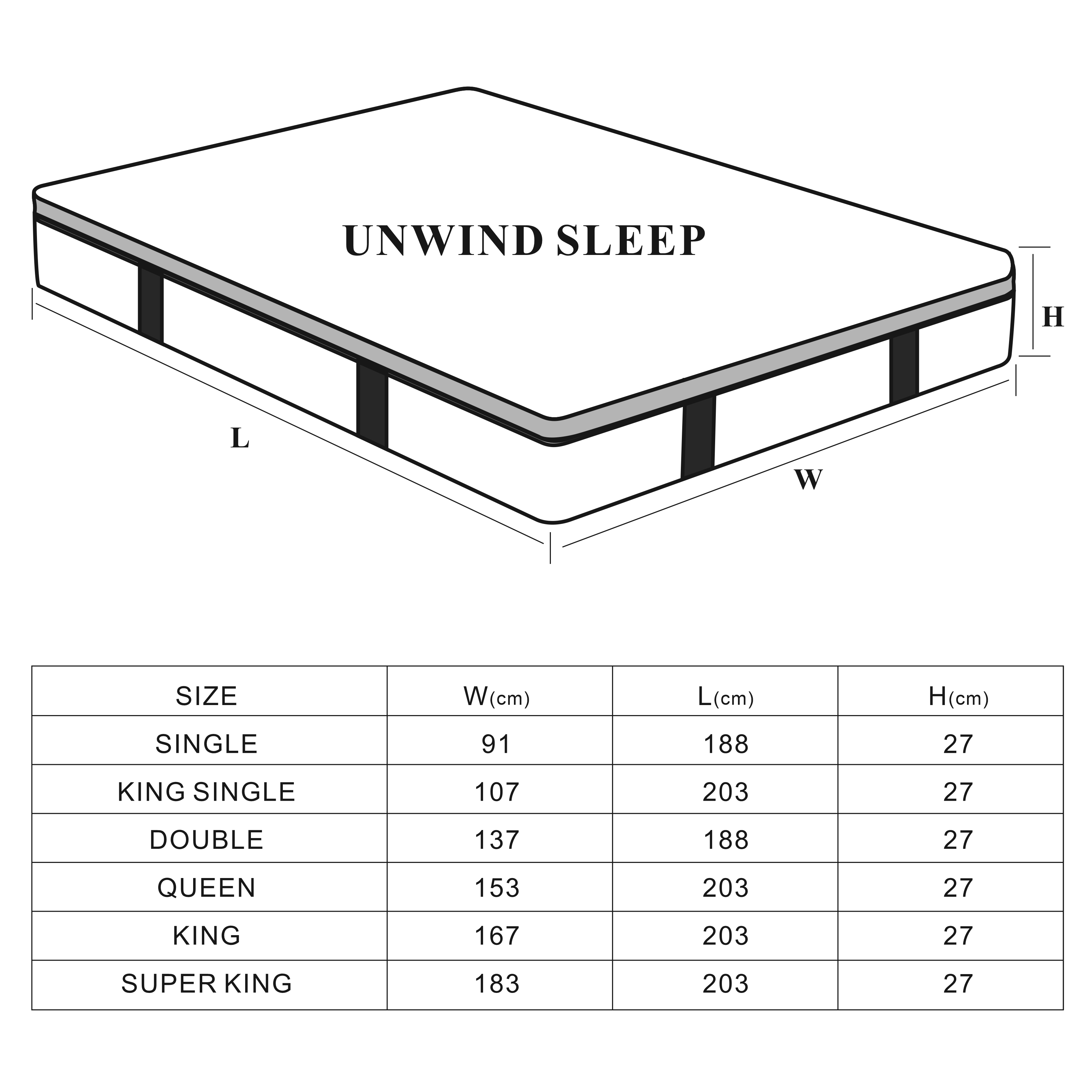 Boxed Unwind Sleep Mattress