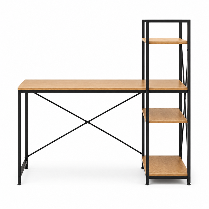Urban Desk with Bookshelves