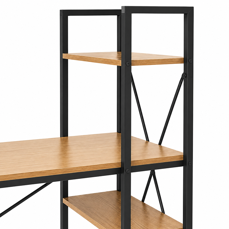 Urban Desk with Bookshelves