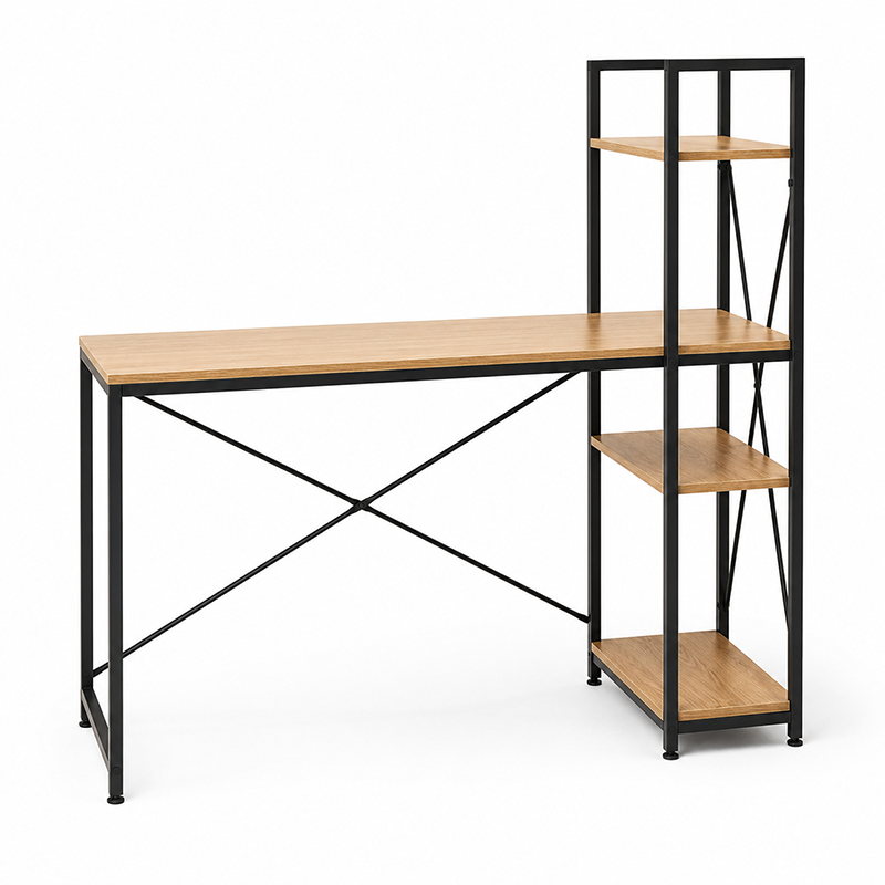 Urban Desk with Bookshelves