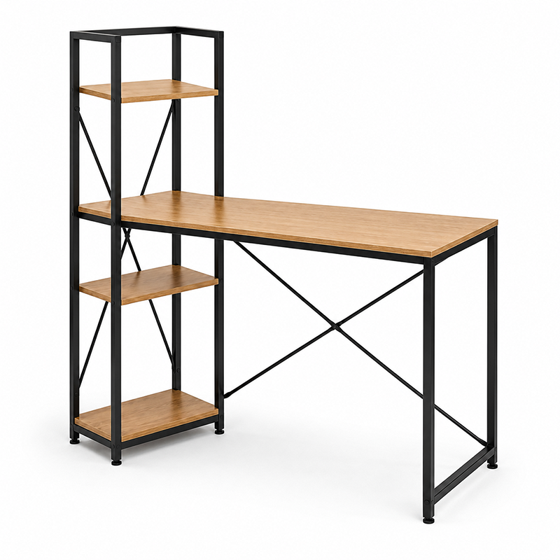 Urban Desk with Bookshelves